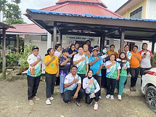 Semangat Hidup Sehat Lewat Senam Bersama di Puskesmas Sarmi