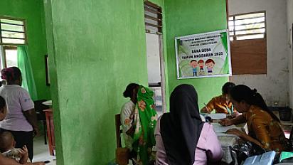 Puskesmas Sarmi Gelar Kegiatan Posyandu Rutin di Kampung Lembah Neidam