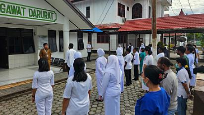 Apel Pagi Puskesmas Sarmi: Komitmen Tingkatkan Pelayanan Kesehatan