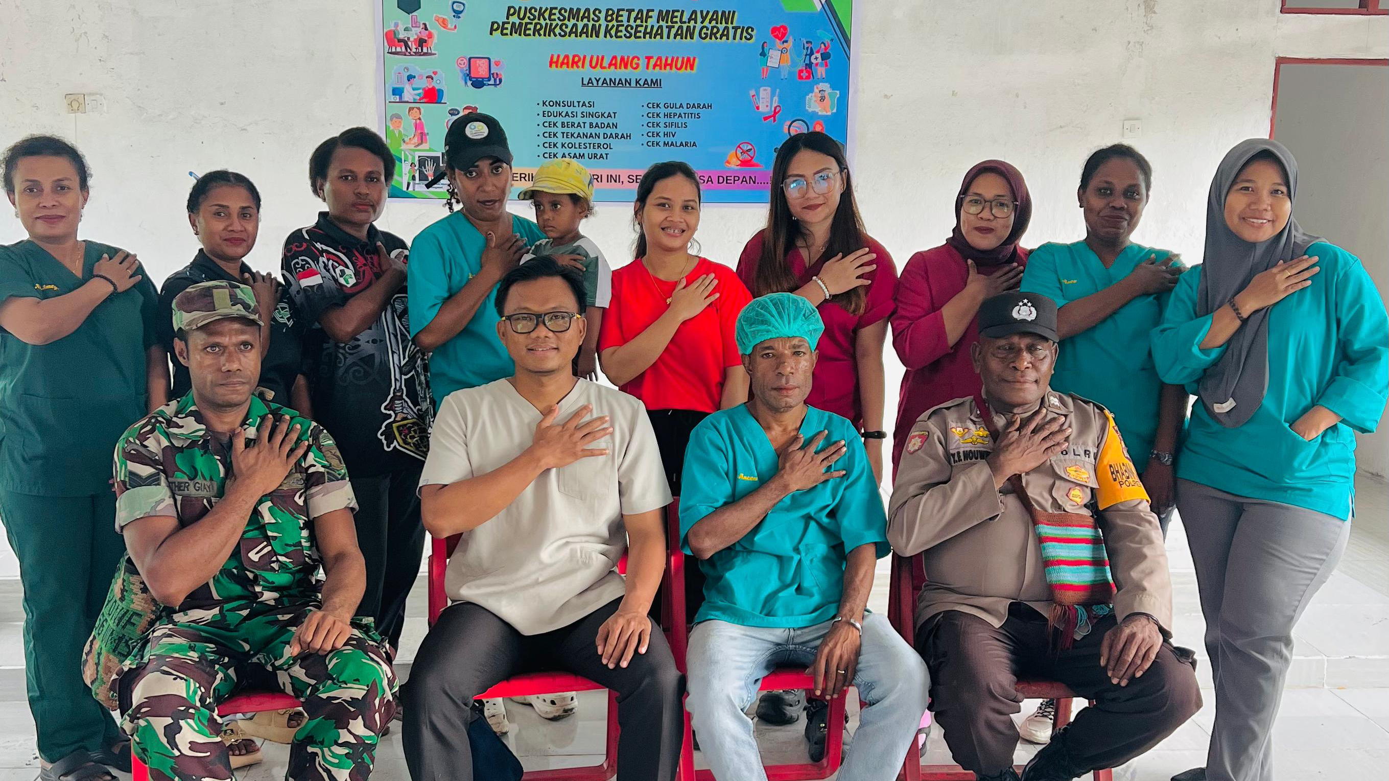 Giat CKG Pada Masyarakat Kampung Betaf I