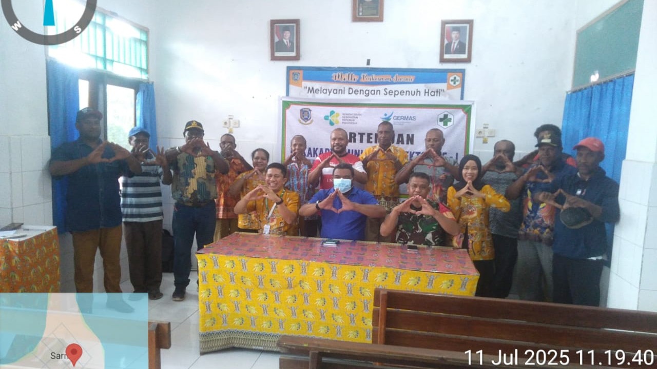 Sosialisasi dan Advokasi Lintas Sektor Program Malaria EDAT di Wilayah Kerja Puskesmas Sarmi