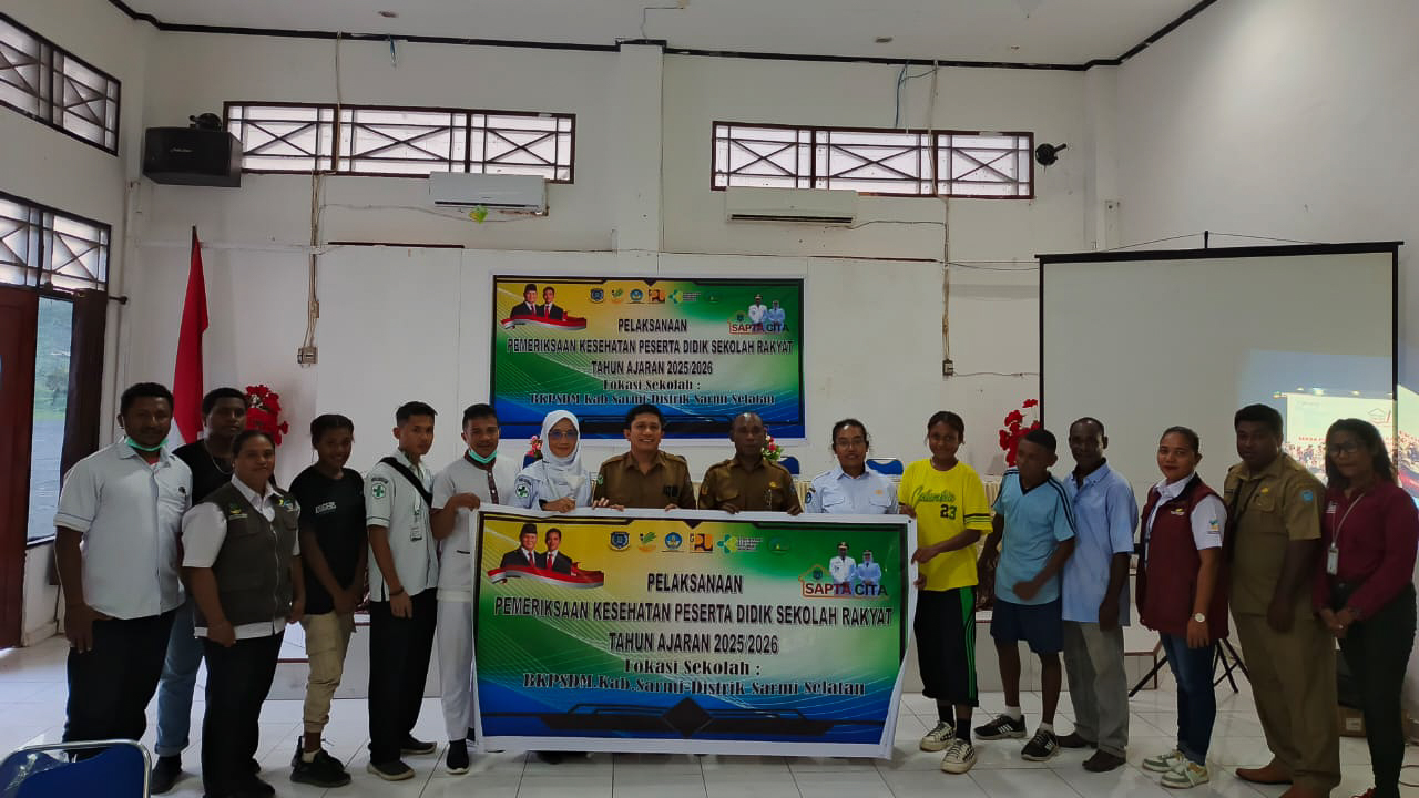 Pemeriksaan Kesehatan Peserta Didik Sekolah Rakyat Menjelang Tahun Ajaran Baru 2025/2026