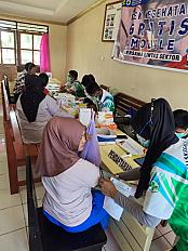 Pelaksanaan CKG Mobile di Polsek Sarmi