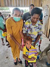 Pelayanan CKG dan Pusling Puskesmas Sarmi Hadir di Kampung Siaratesa, Distrik Sarmi Selatan