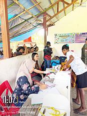 Puskesmas Betaf Gelar Layanan Cek Kesehatan Gratis di Kampung Beneraf I