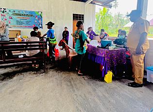 Puskesmas Betaf Gelar CKG, Pusling, dan Posyandu Rutin di Kampung Yamna/Sunum II