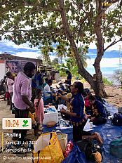 Puskesmas Sarmi Laksanakan CKG Mobile di Pulau Armo dan Pulau Liki