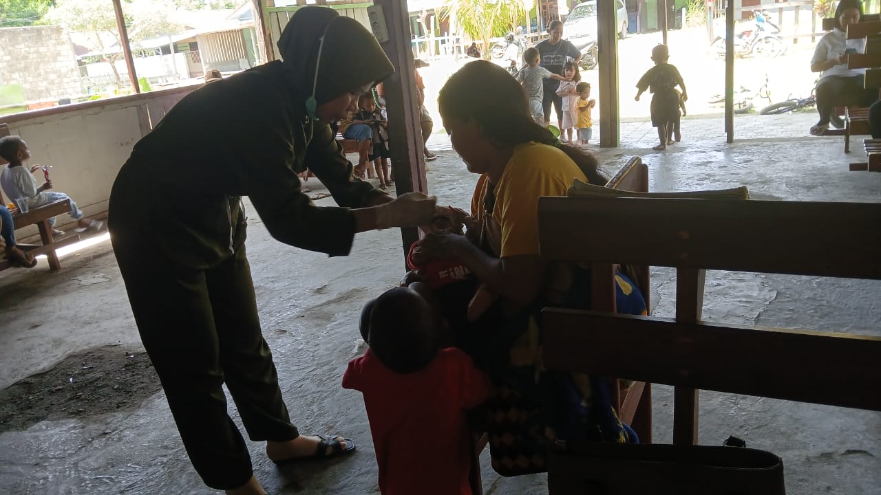 Posyandu Bayi dan Balita di Balai Kampung Lembah Neidam