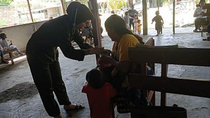 Posyandu Bayi dan Balita di Balai Kampung Lembah Neidam