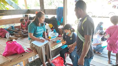 Puskesmas Betaf Gelar Survei Darah Massal Malaria di Kampung Komra/Biri II