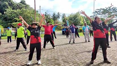 Puskesmas Betaf Gelar Senam KESJAOR untuk Wujudkan Masyarakat Sehat dan Produktif