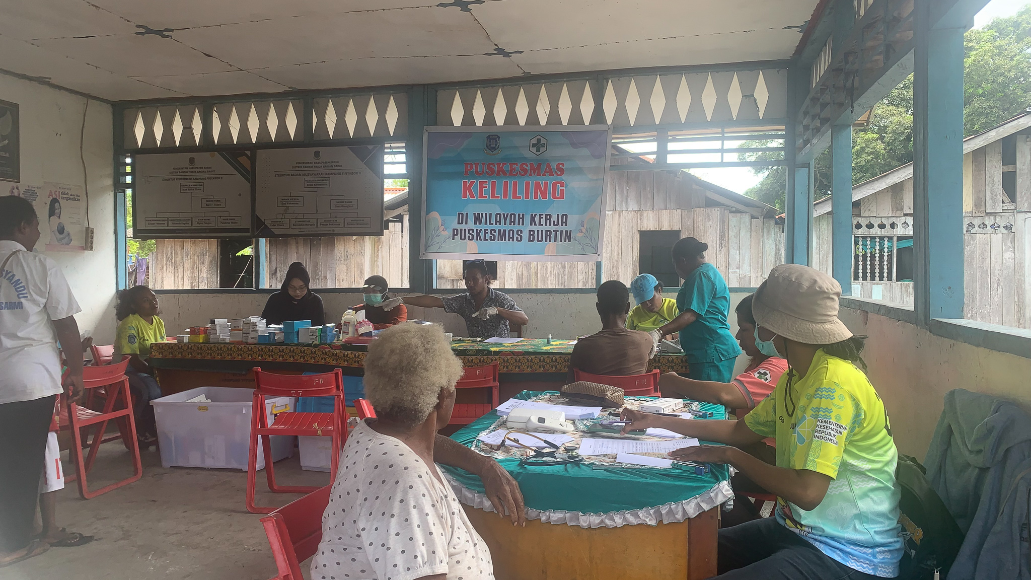 Puskesmas Burtin Gelar Pelayanan Keliling dan Cek Kesehatan Gratis di Kampung Asyaf Nengke 1