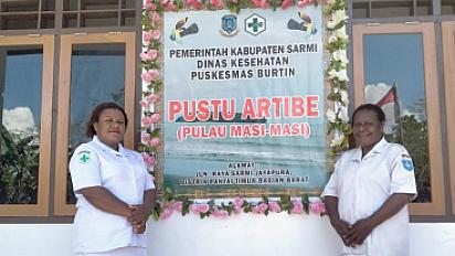 Puskesmas Burtin Laksanakan Pelayanan Kesehatan Rutin di Pustu Artibe, Pulau Masi-Masi