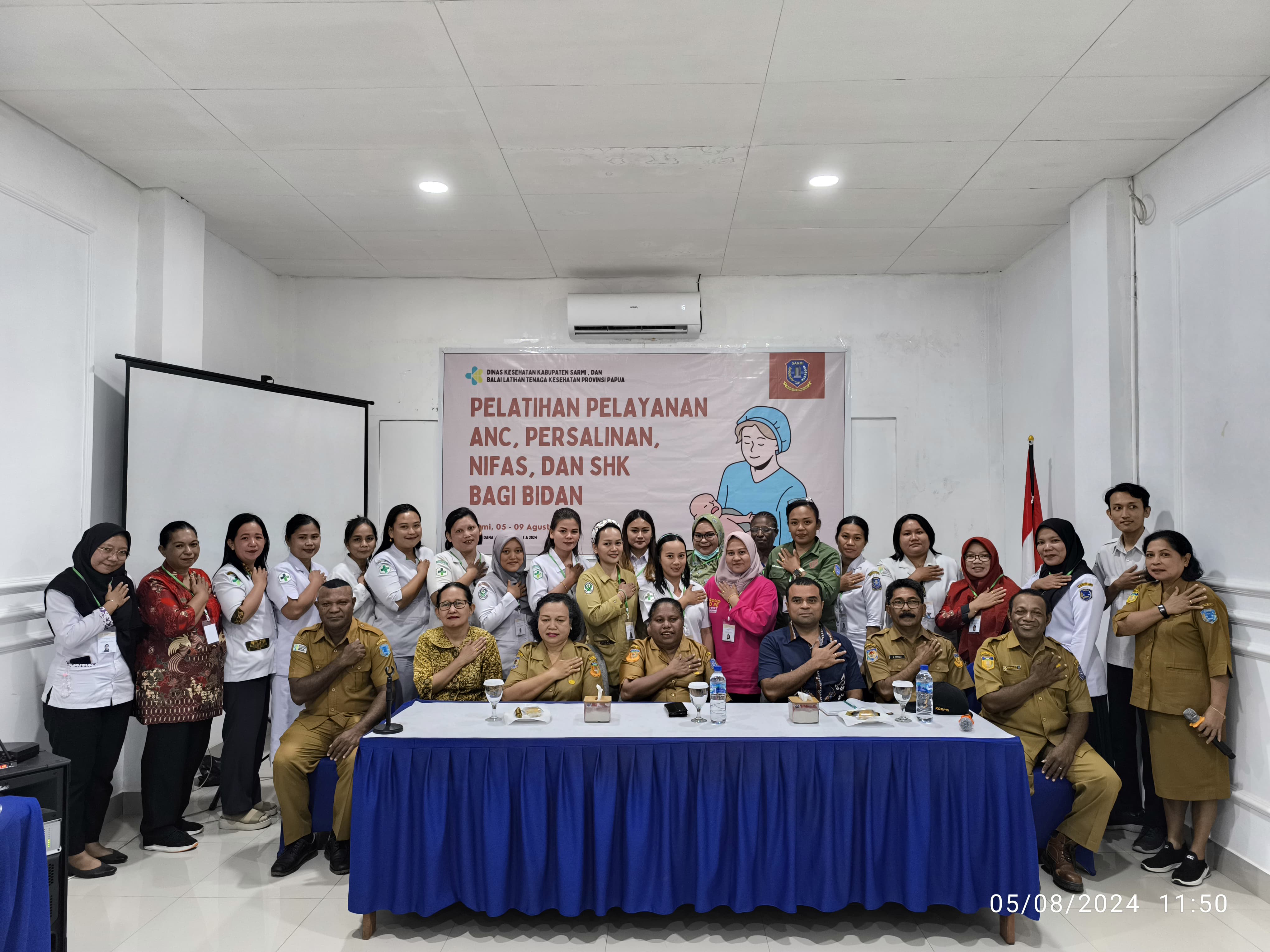 PELATIHAN PELAYANAN ANC, PERSALINAN, NIFAS DAN SHK BAGI BIDAN