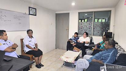 Kunjungan Tim Sub Bagian Keuangan dan Perencanaan Dinas Kesehatan Provinsi Papua