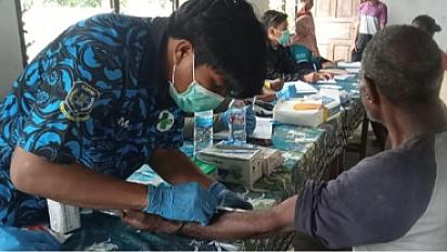 Puskesmas Samanente Gelar Cek Kesehatan Gratis di Kampung Weyen