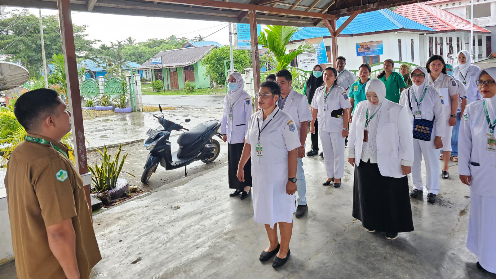 Apel Pagi Rutin Puskesmas Sarmi, Wujud Disiplin dan Komitmen Pelayanan Kesehatan