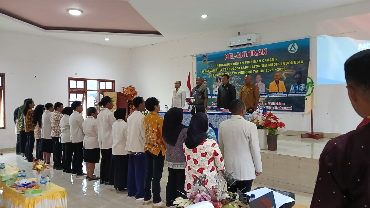 Pelantikan Pengurus DPC PATELKI Kabupaten Sarmi Periode 2025–2029