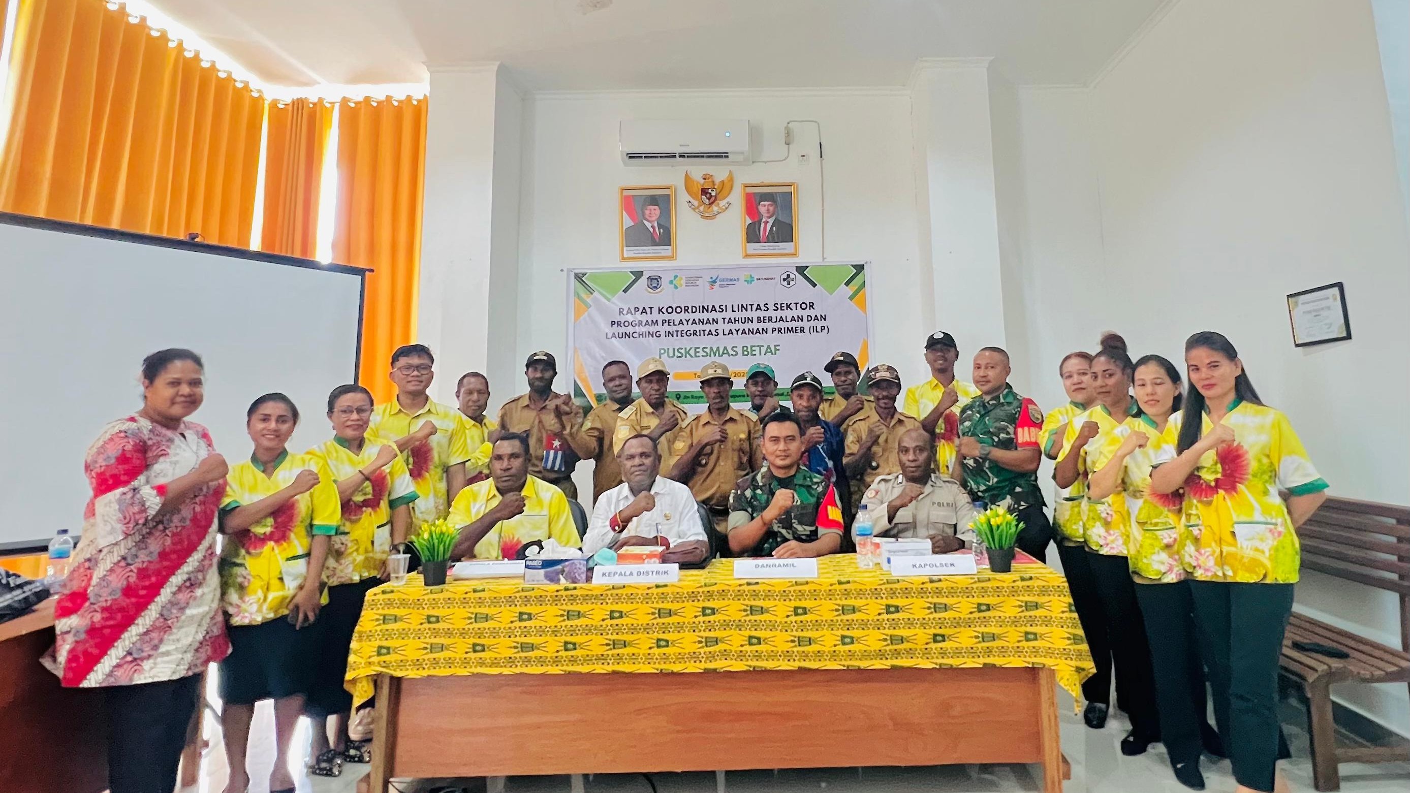 Rapat Koordinasi Lintas Sektor Program Pelayanan Tahun Berhalan dan Launching Integrasi Layanan Primer (ILP)